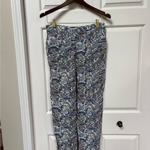 Mango Paisley Print Pants